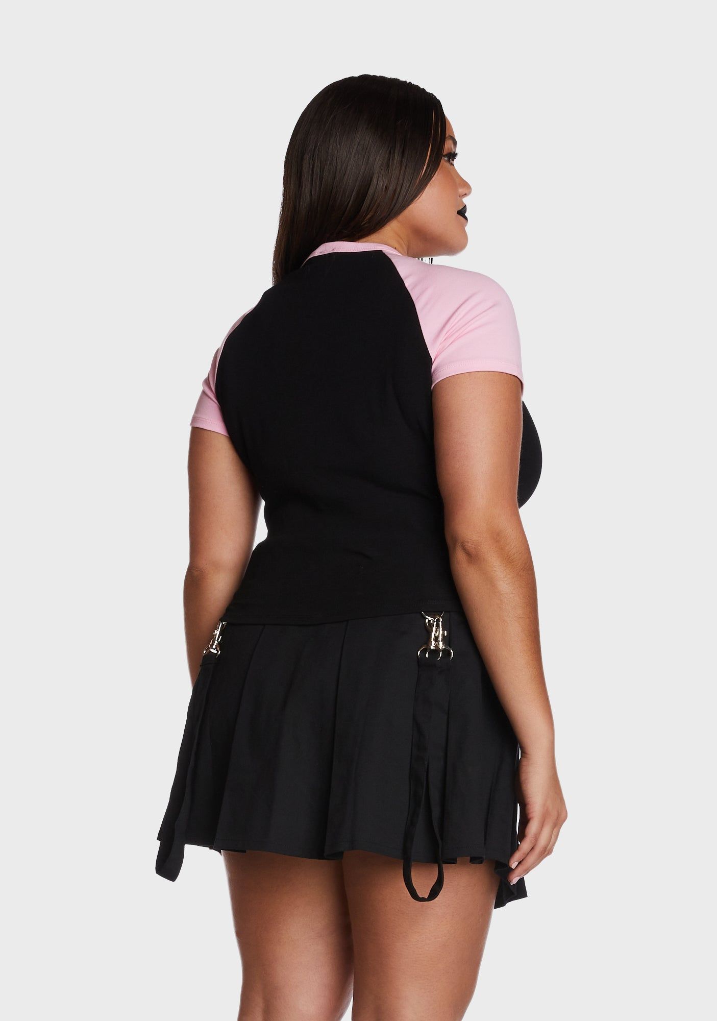 Plus Casket Keeper Baby Tee sold by Dolls Kill product image thumbnail 4