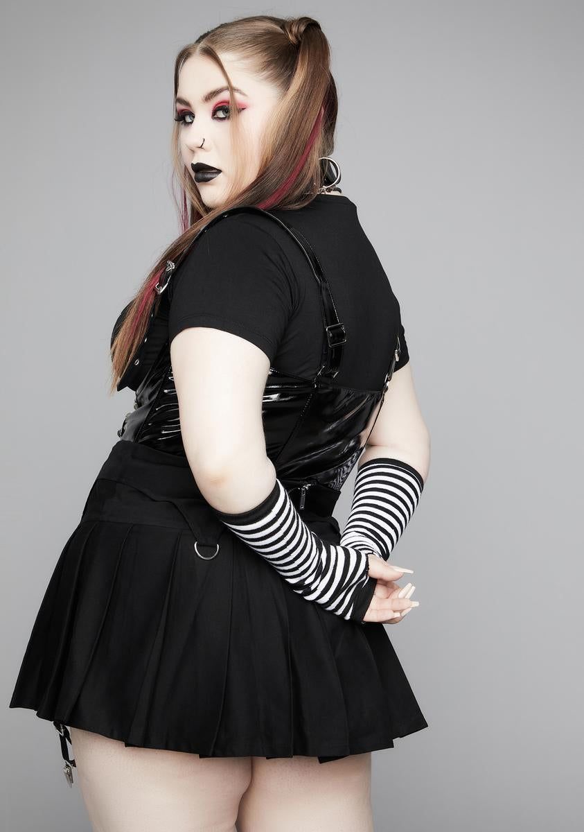 Cursed Meet The Reaper Garter Mini Skirt sold by Dolls Kill product image thumbnail 4