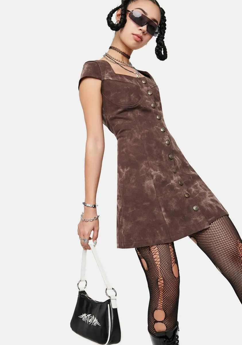 Tie Dye Corset Lined Mini Dress sold by Dolls Kill product image thumbnail 2