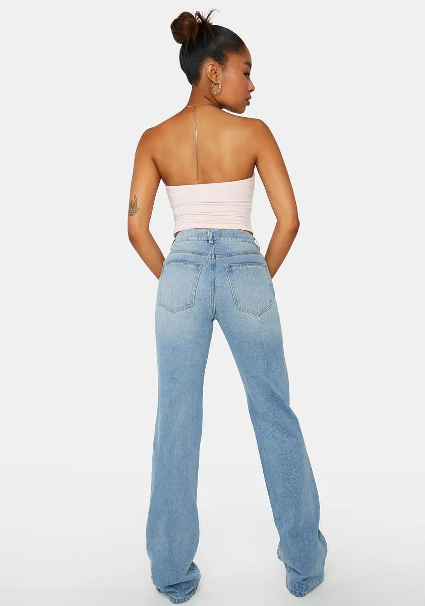 Sparkling In Love Rhinestone Jeans sold by Dolls Kill product image thumbnail 4