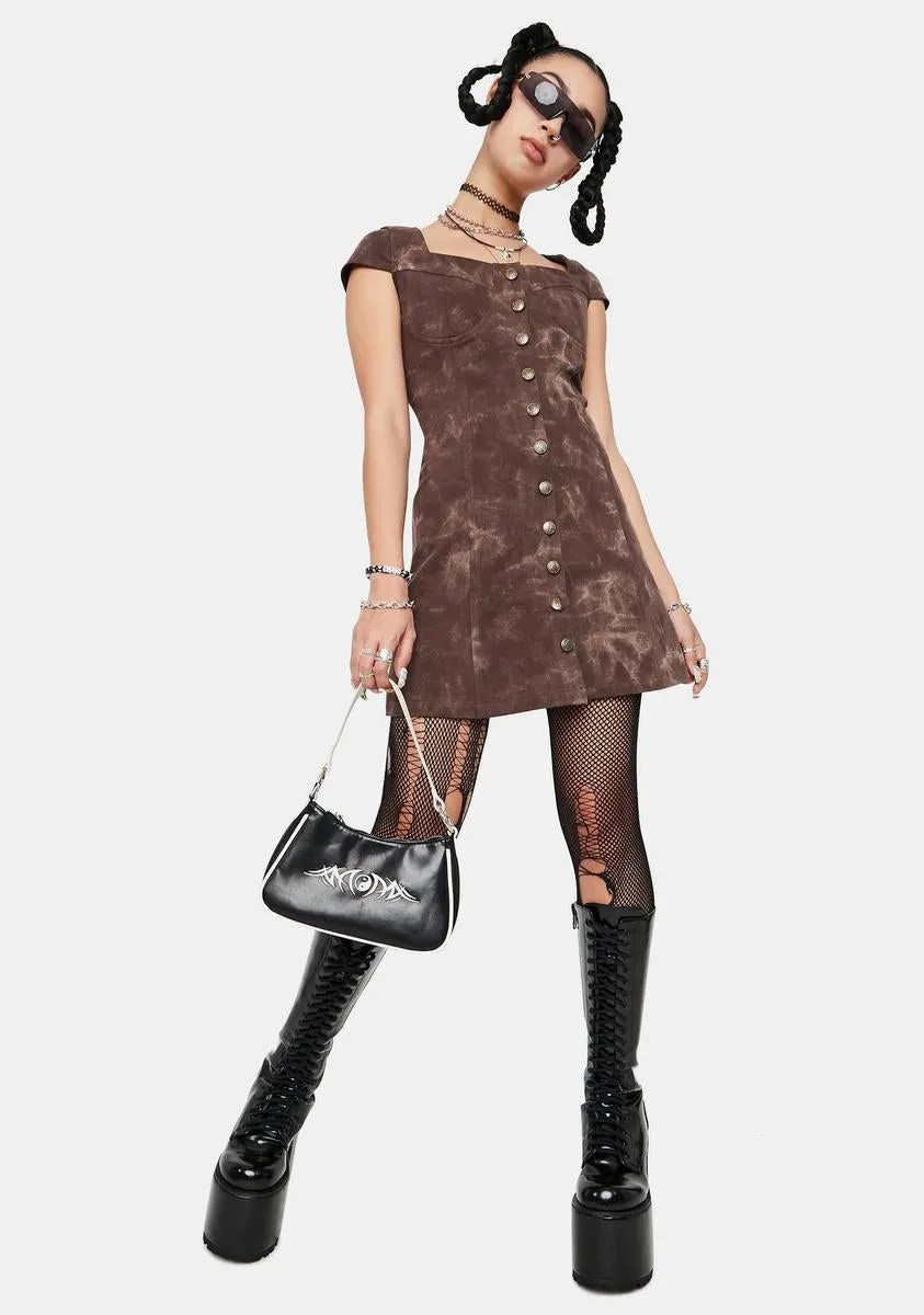 Tie Dye Corset Lined Mini Dress sold by Dolls Kill product image thumbnail 3