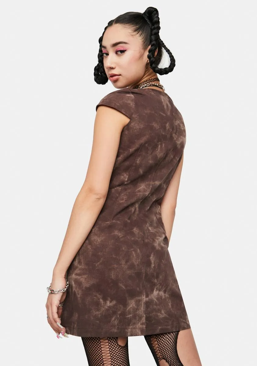 Tie Dye Corset Lined Mini Dress sold by Dolls Kill product image thumbnail 4