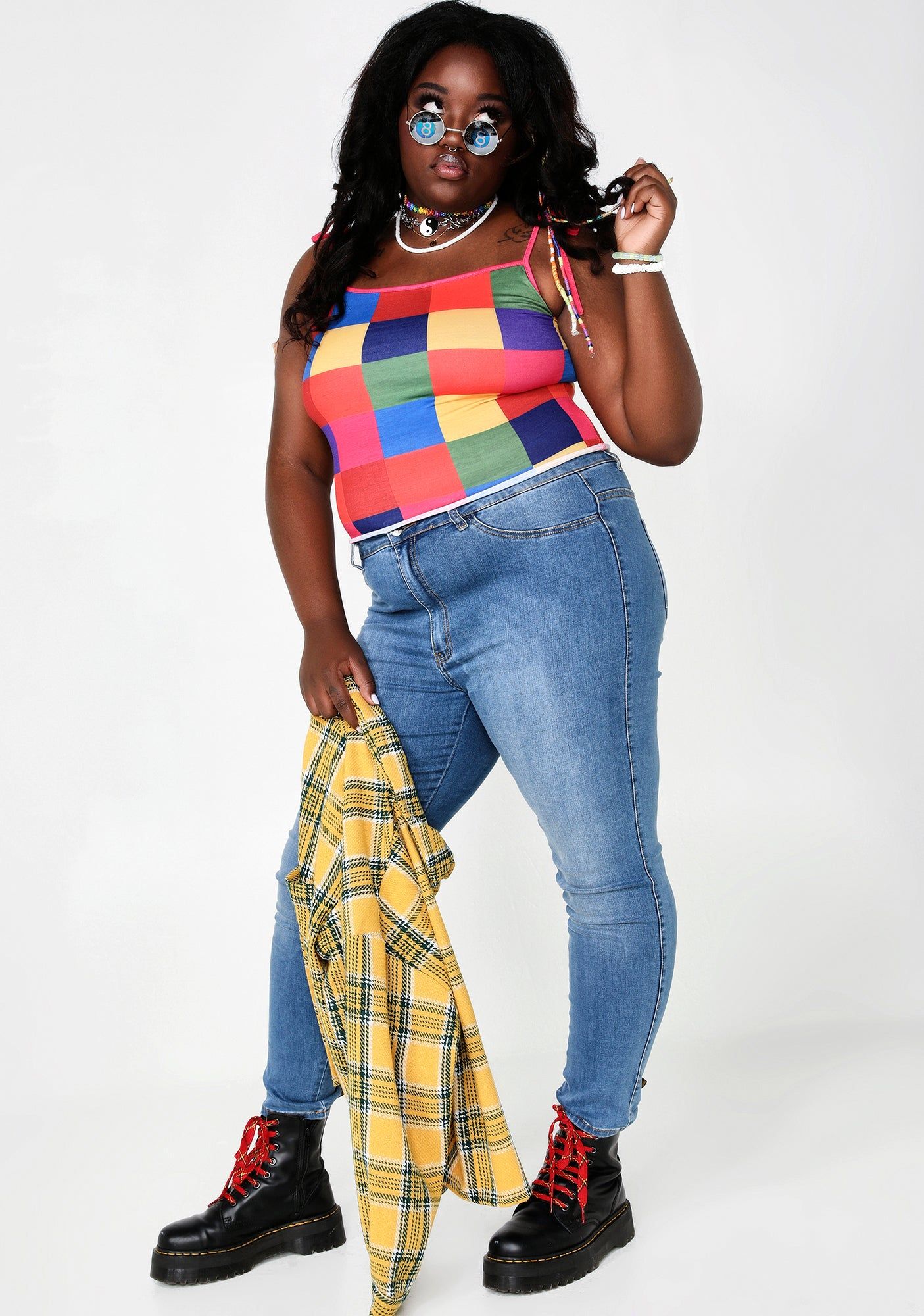 Mod Tunnel Vision Colorblock Tank sold by Dolls Kill product image thumbnail 3