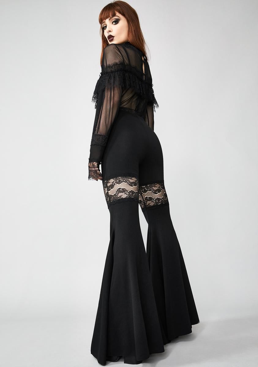 Dame Be Damned Bell Bottoms sold by Dolls Kill product image thumbnail 4