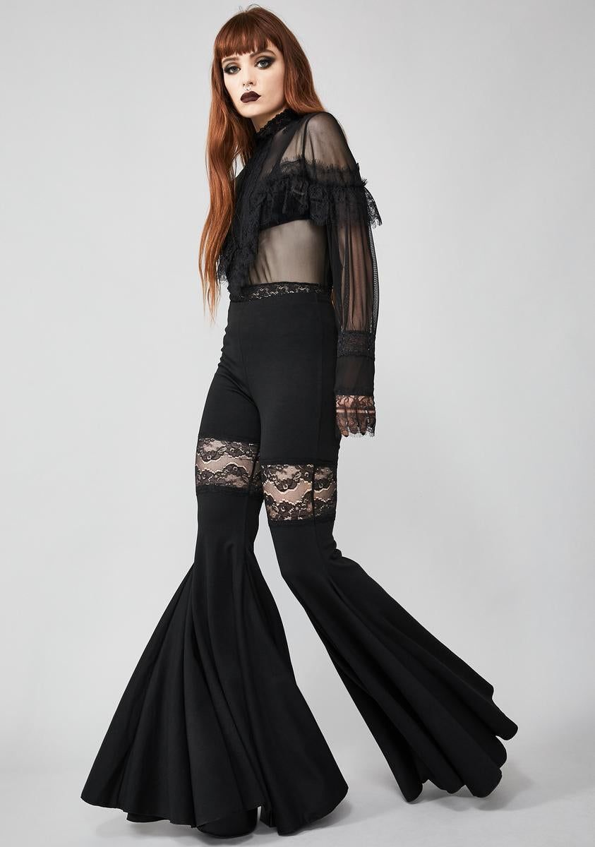 Dame Be Damned Bell Bottoms sold by Dolls Kill product image thumbnail 2