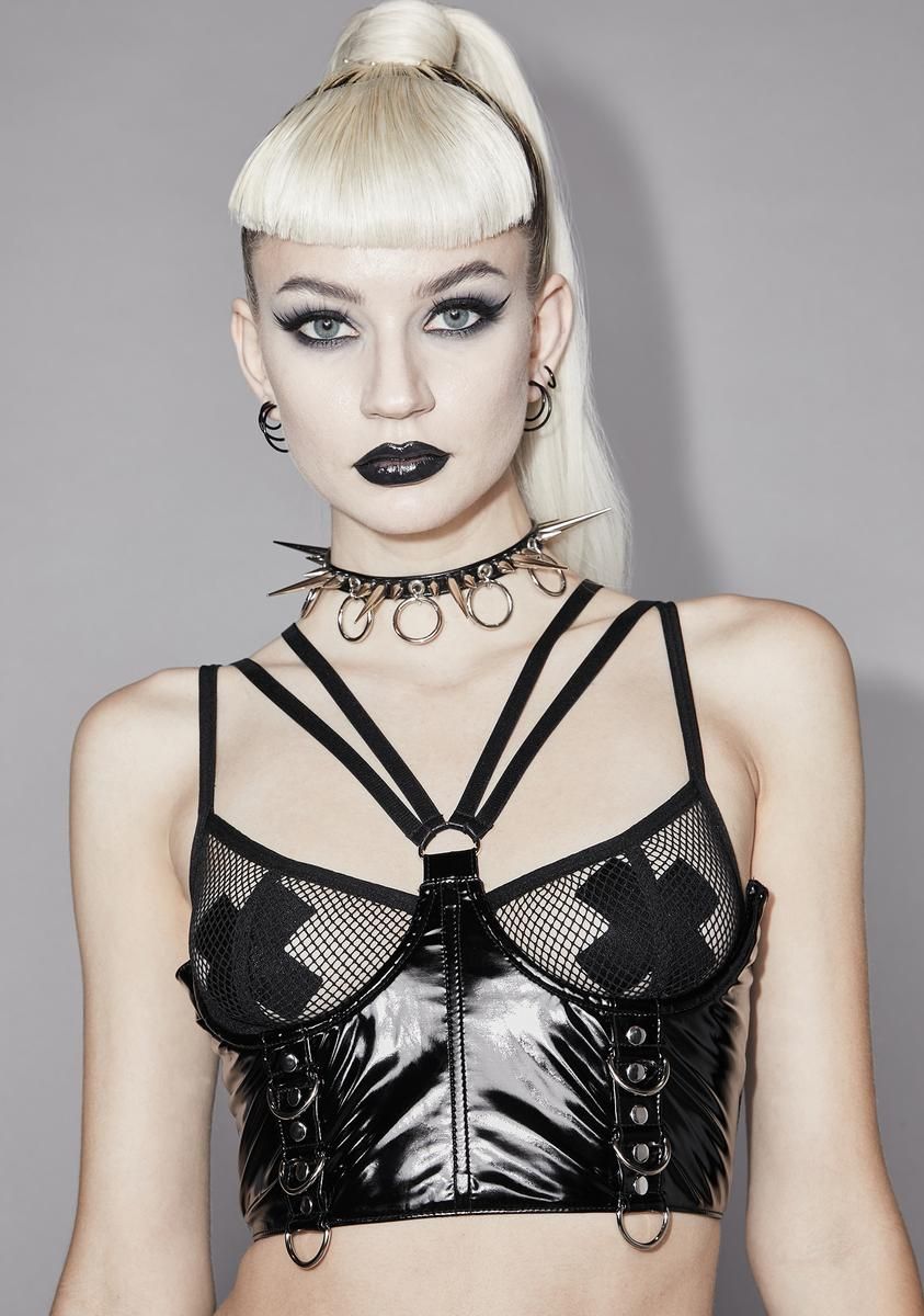 Loving This Coven Corset Top sold by Dolls Kill