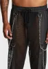 Naughty Nights Unisex Fishnet Joggers sold by Dolls Kill