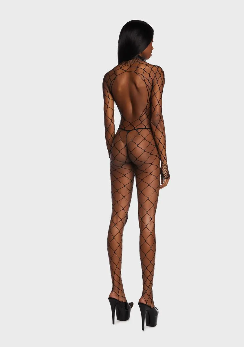 Ideal Nights Fishnet Bodystocking sold by Dolls Kill product image thumbnail 4