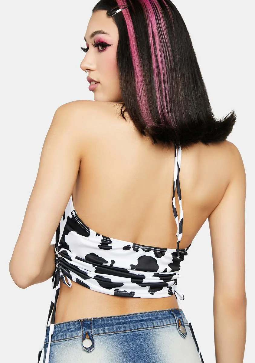 Have Your Mooment Ruched Halter Top sold by Dolls Kill product image thumbnail 4