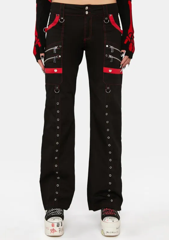Hell Is Empty Bondage Pants sold by Dolls Kill