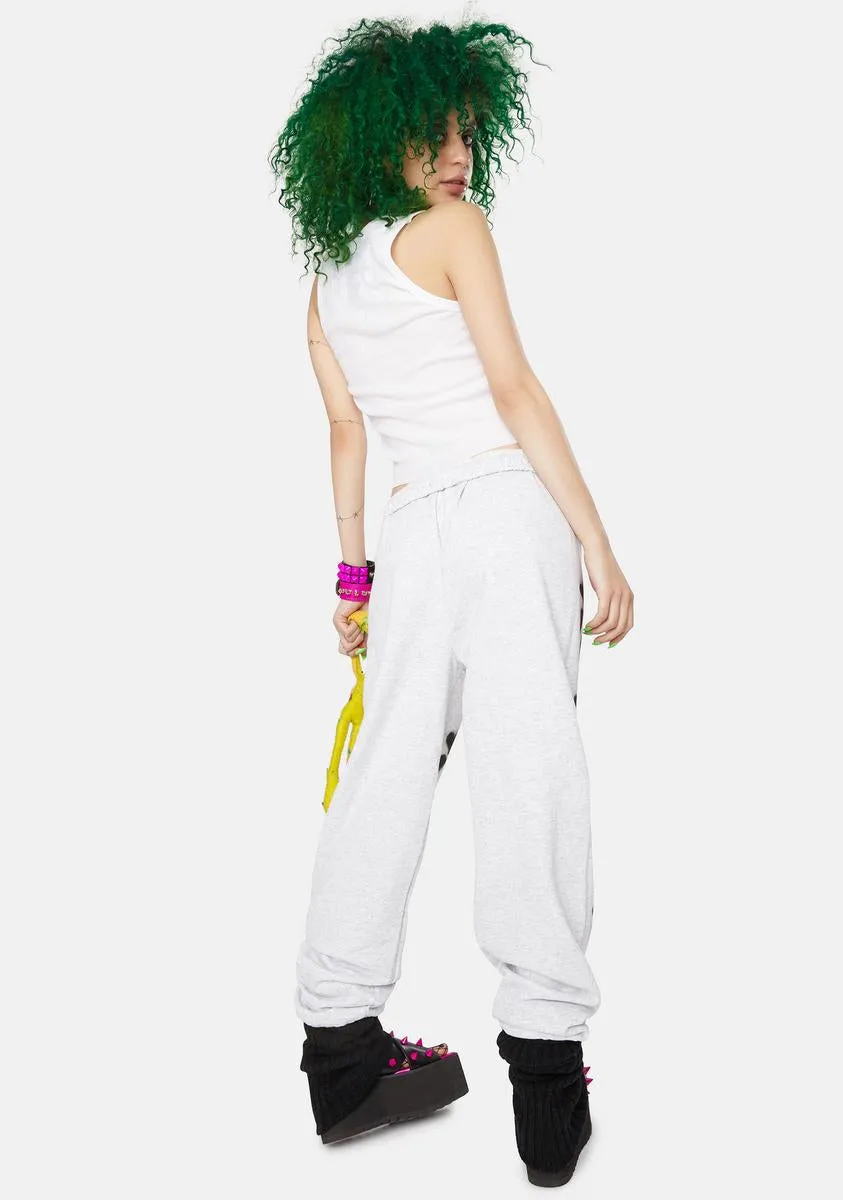 Idk Idc Sweatpants sold by Dolls Kill product image thumbnail 4