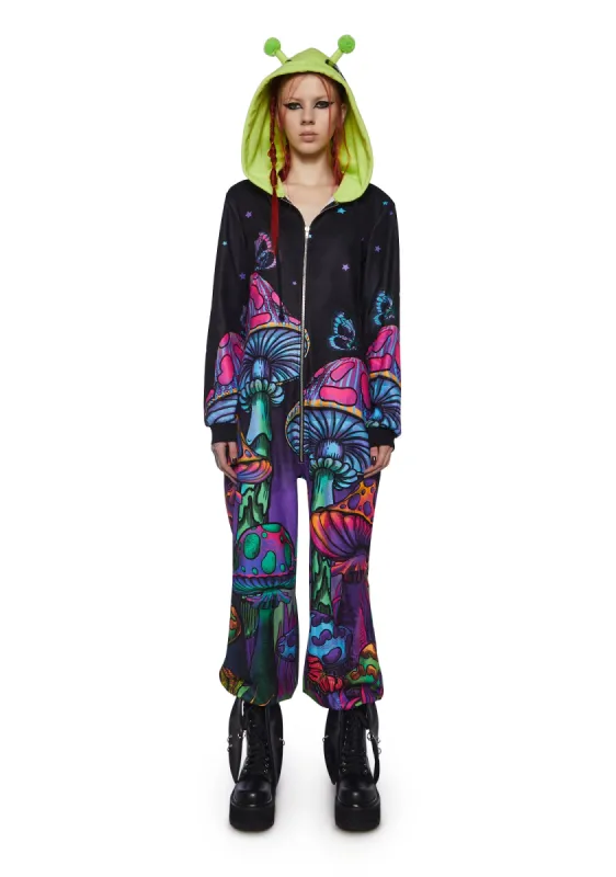 Psychedelic Fairytale Onesie sold by Dolls Kill
