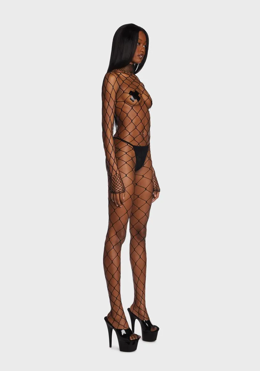 Ideal Nights Fishnet Bodystocking sold by Dolls Kill product image thumbnail 3