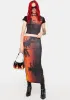 Holiday Sunset Maxi Skirt sold by Dolls Kill