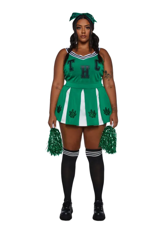 Plus High Spirited Cheerleader Costume Set sold by Dolls Kill