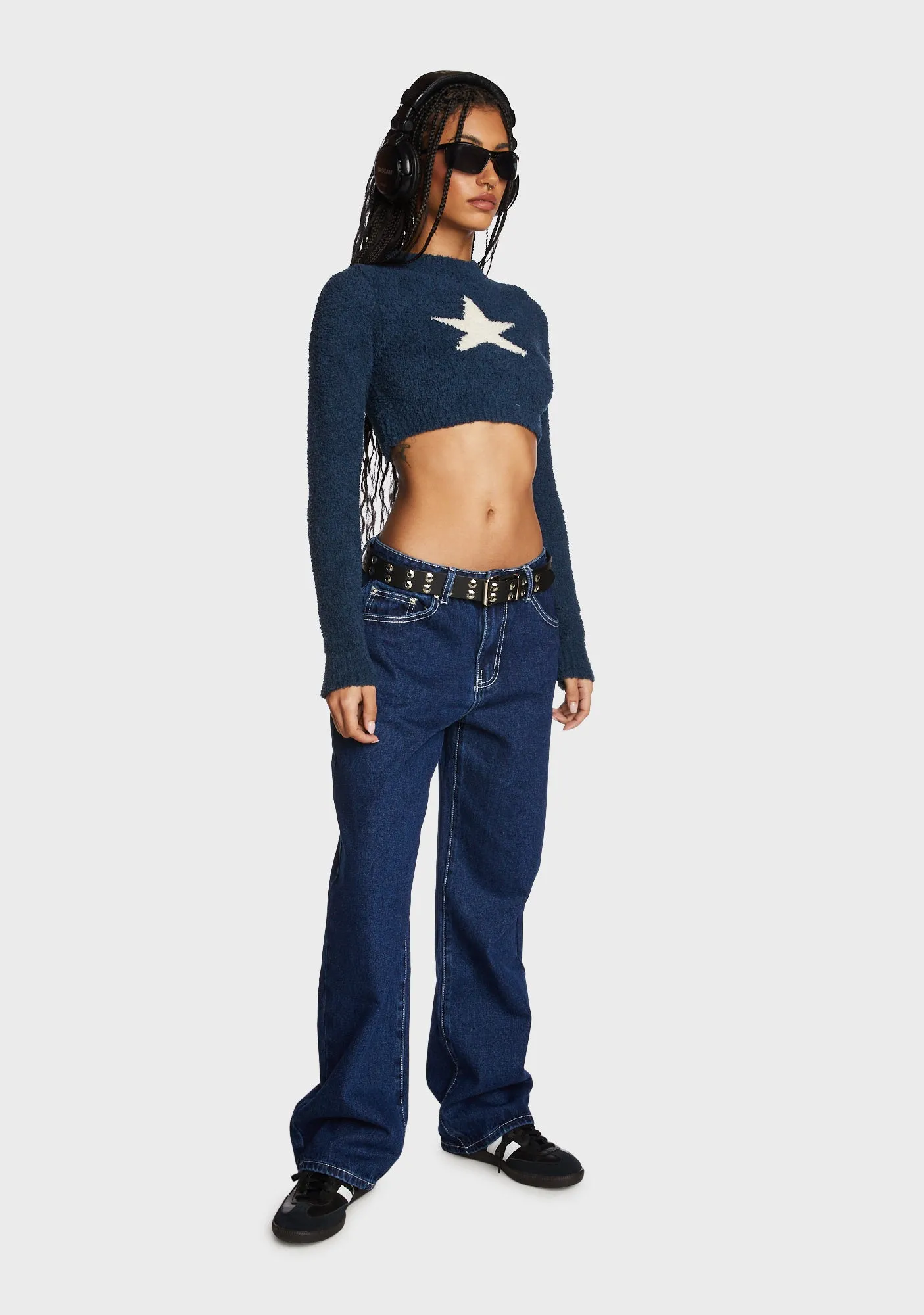 Low Rise Baggy Mom Jeans sold by Dolls Kill product image thumbnail 2