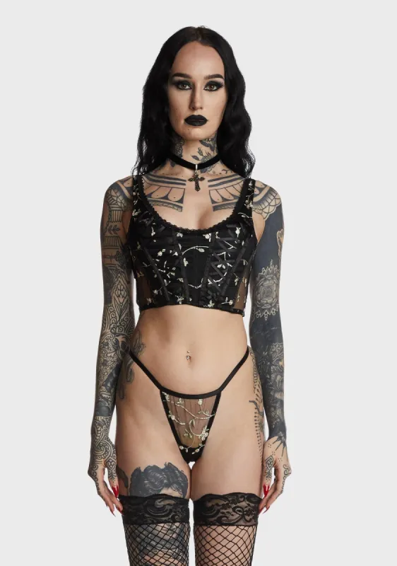 Protected Aura Lingerie Set sold by Dolls Kill
