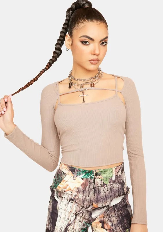 Whiskey Alter Ego Tank And Shrug Set sold by Dolls Kill