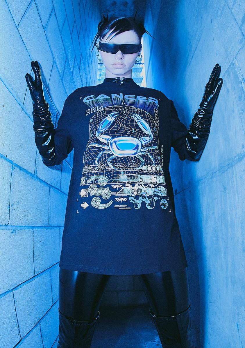 Always Original Cancer Oversized Tee sold by Dolls Kill product image thumbnail 5