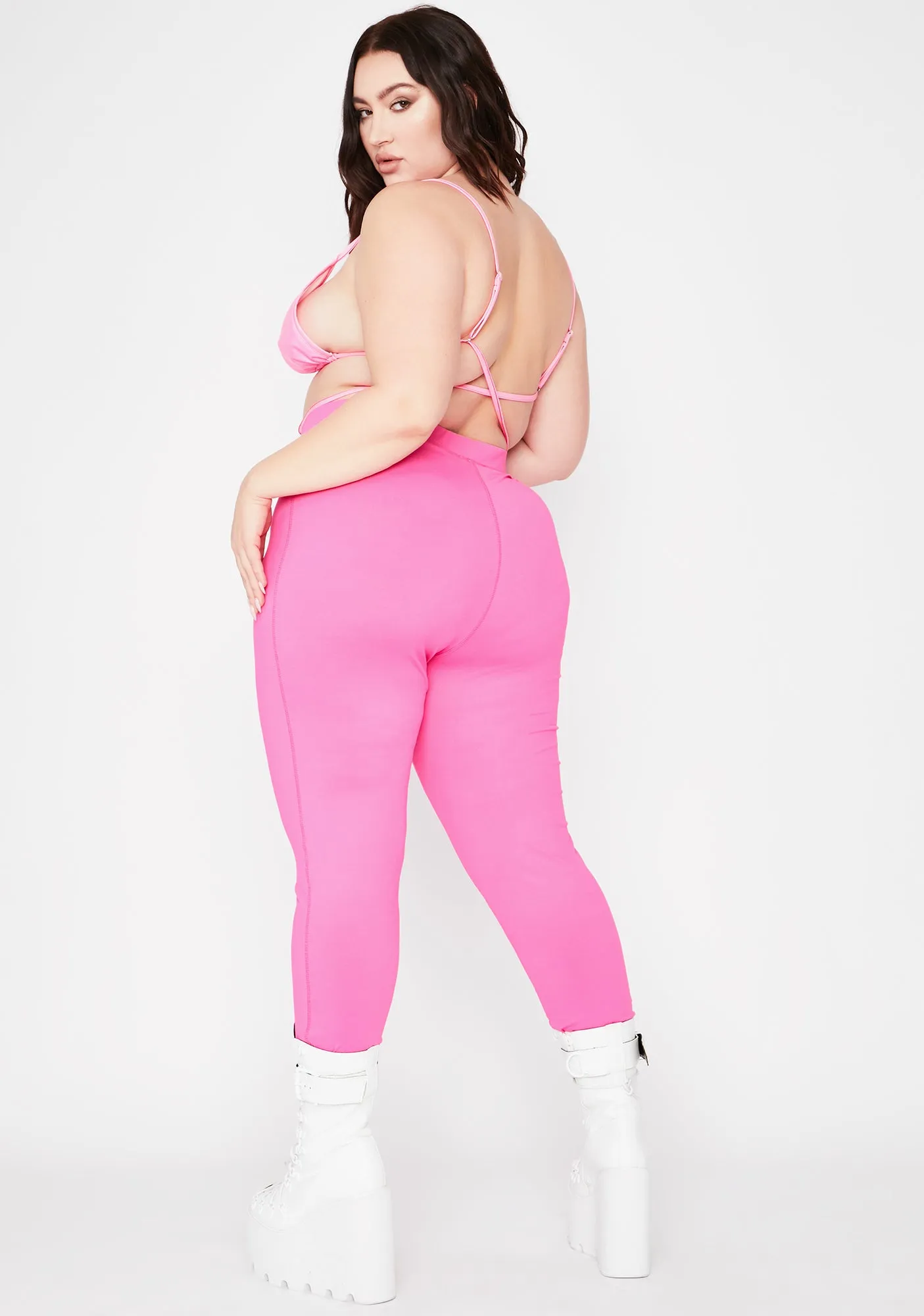 You're On My Side Lace Up Leggings sold by Dolls Kill product image thumbnail 4