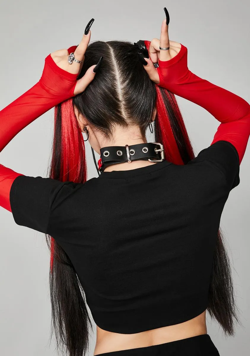 Down To Sin Layered Graphic Tee sold by Dolls Kill product image thumbnail 4