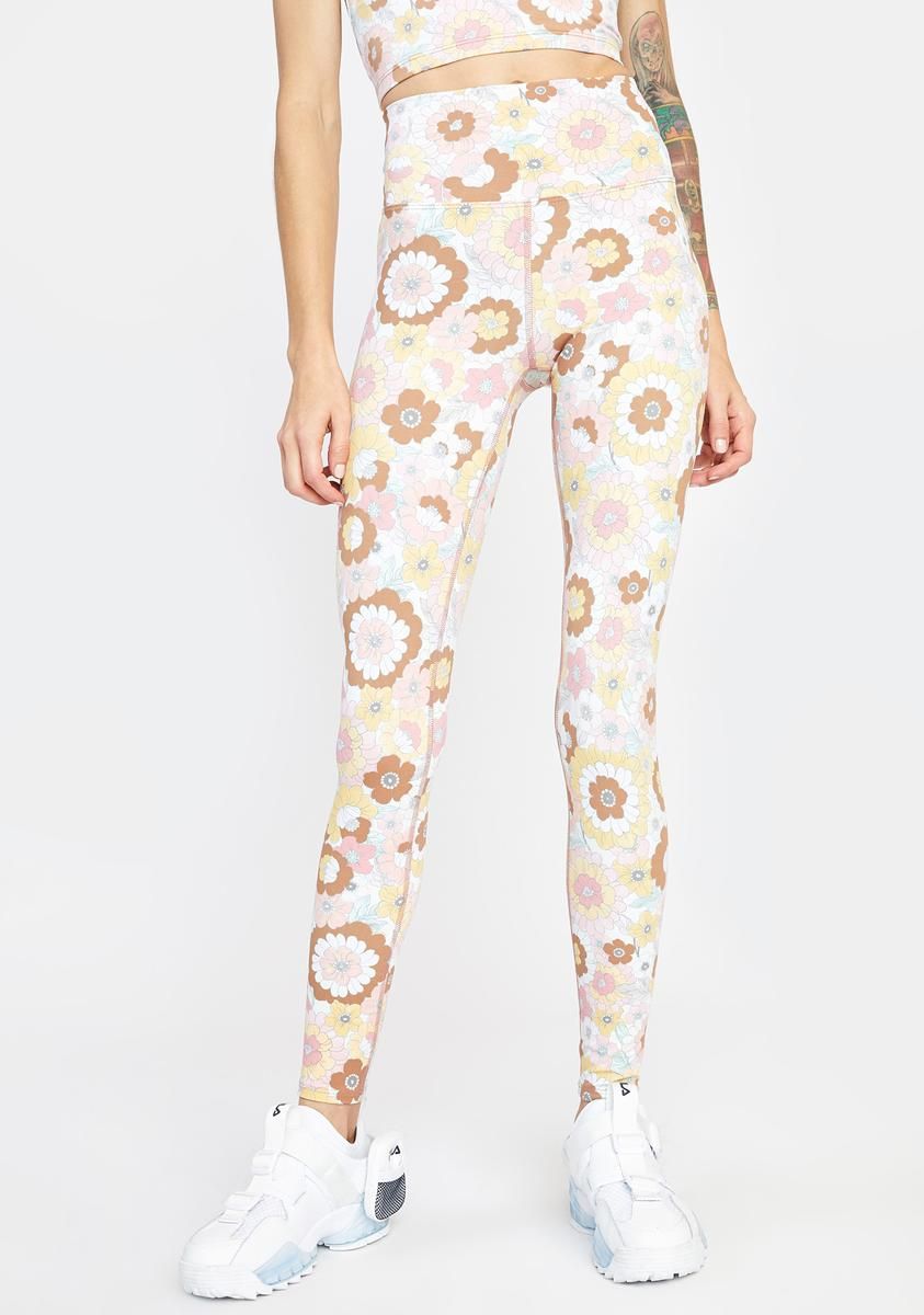 Autumn Floral Piper Leggings sold by Dolls Kill