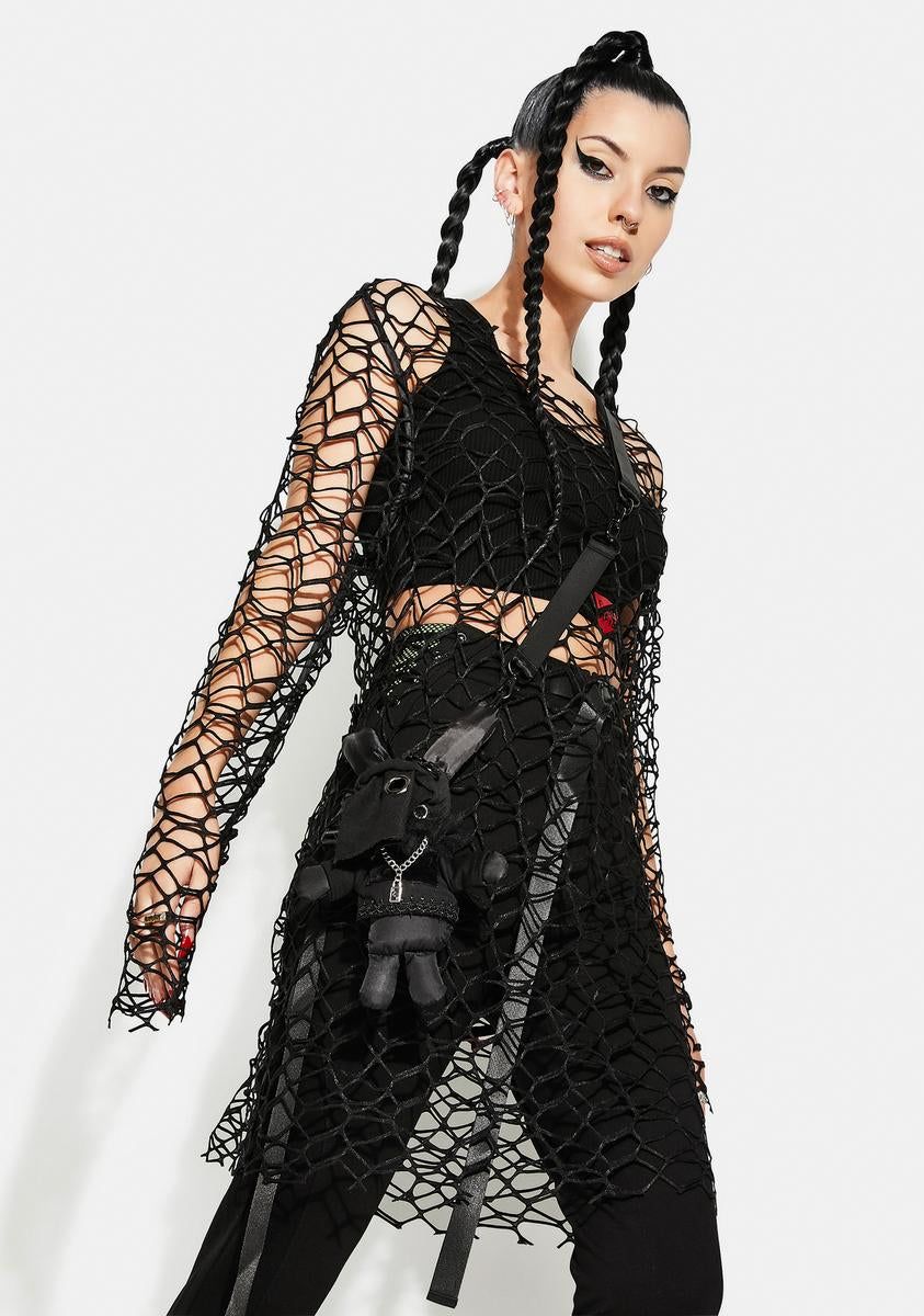 Punk Daily Big Mesh Tee Shirt sold by Dolls Kill product image thumbnail 2