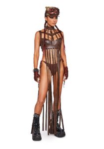 Celestial Ringmaster Lingerie Set - Brown sold by Dolls Kill
