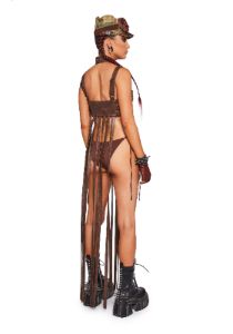 Celestial Ringmaster Lingerie Set - Brown sold by Dolls Kill