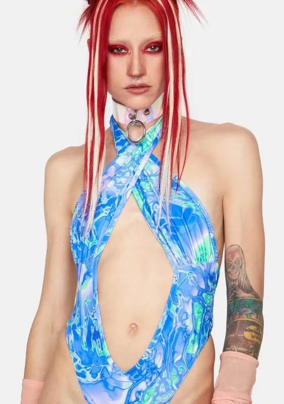 Desire To Inspire Cut-Out Bodysuit sold by Dolls Kill