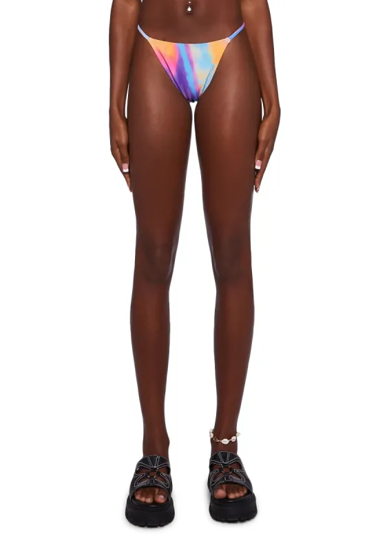 Psychedelic Print Bikini Bottom sold by Dolls Kill
