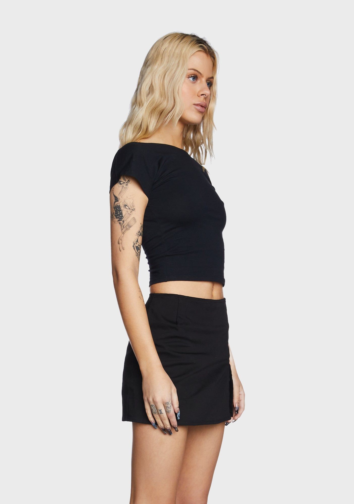 Xiwang Crop Top sold by Dolls Kill product image thumbnail 3