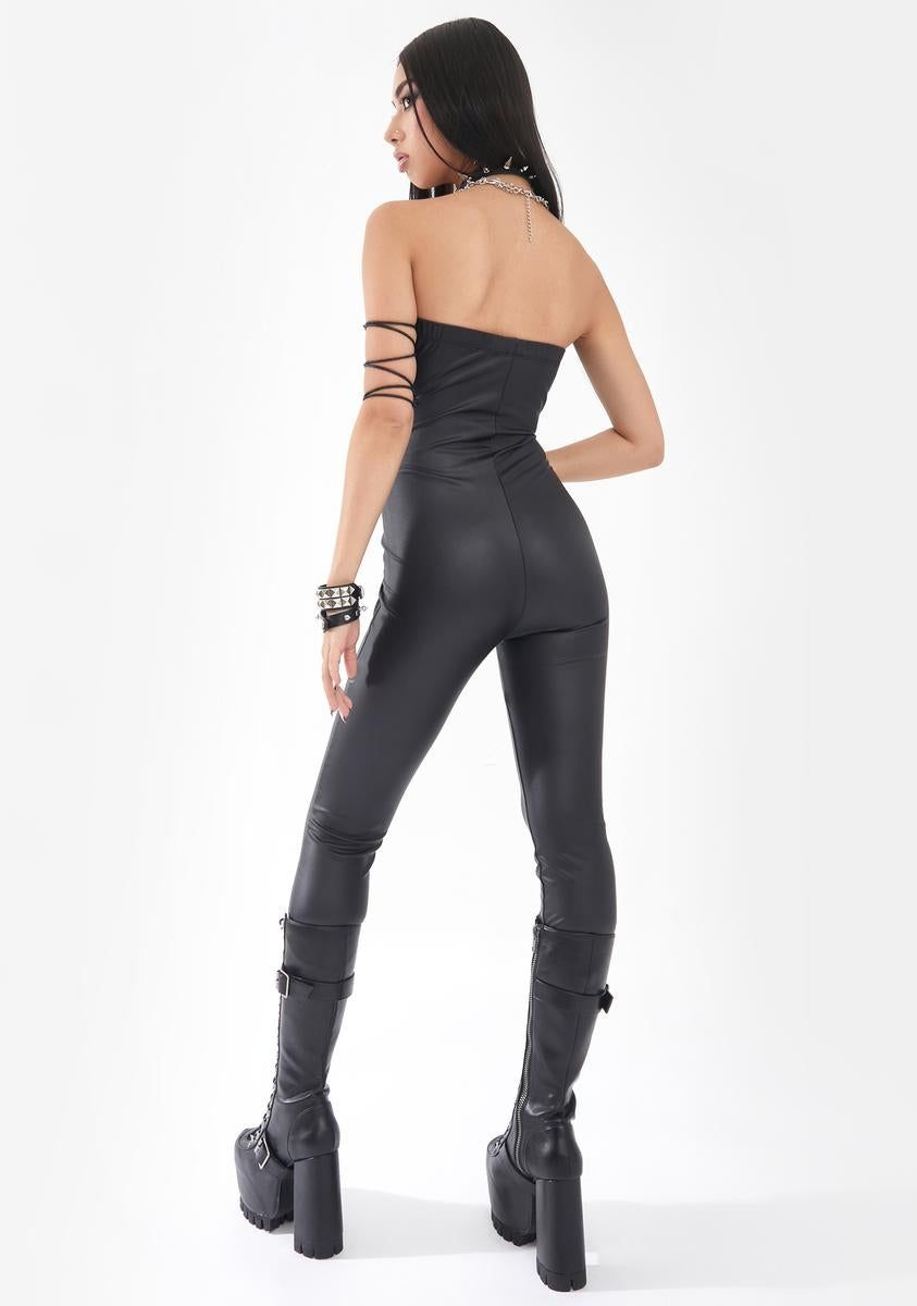 Be Wicked Strapless Catsuit sold by Dolls Kill product image thumbnail 4