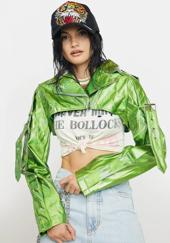 Alien Rev It Up Shrug Moto Jacket sold by Dolls Kill