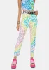 Surreal Life Checkered Crop Jeans sold by Dolls Kill