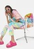Surreal Life Checkered Crop Jeans sold by Dolls Kill
