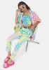 Surreal Life Checkered Crop Jeans sold by Dolls Kill