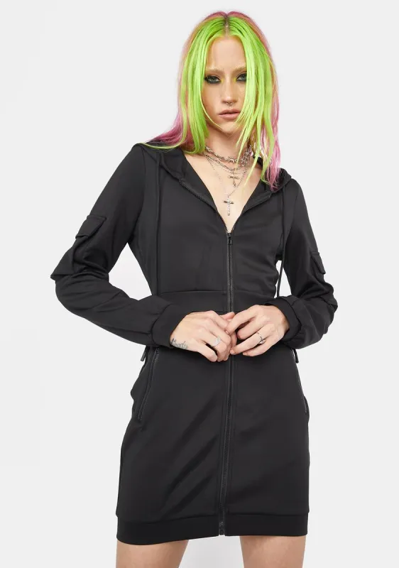 Frequency Appeal Zip Up Dress sold by Dolls Kill