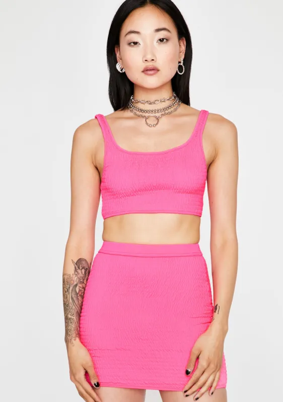 Sweet Baddie Realness Smocked Set sold by Dolls Kill