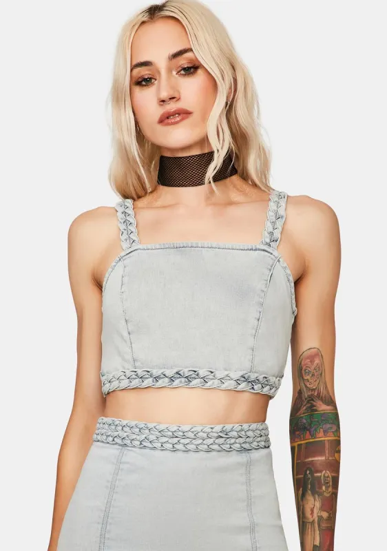 Double Dutch Crop Top sold by Dolls Kill