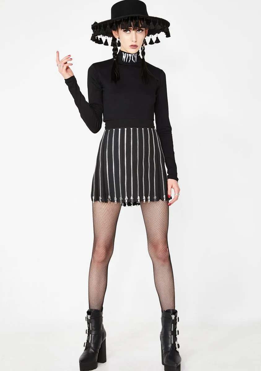 Lil Witch Mock Neck Top sold by Dolls Kill product image thumbnail 5