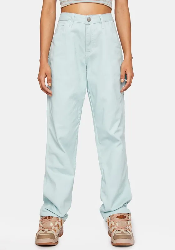 Blue Fade Carpenter Pants sold by Dolls Kill