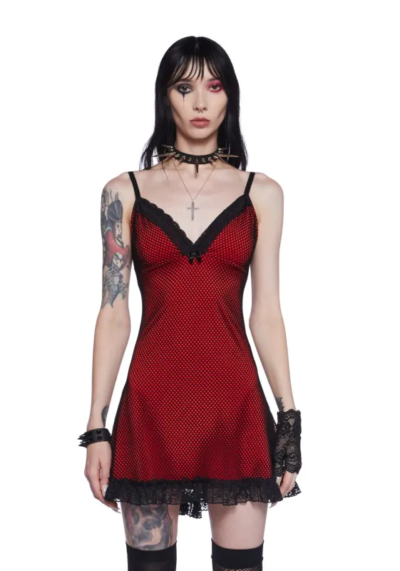 Shed Ur Skin Fishnet Mini Dress sold by Dolls Kill