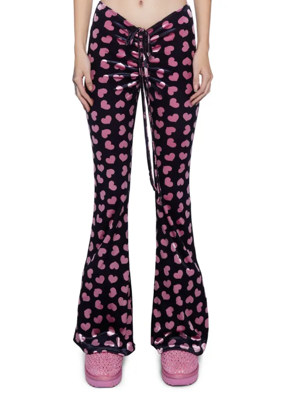 Maneater V-Cut Bell Bottoms sold by Dolls Kill
