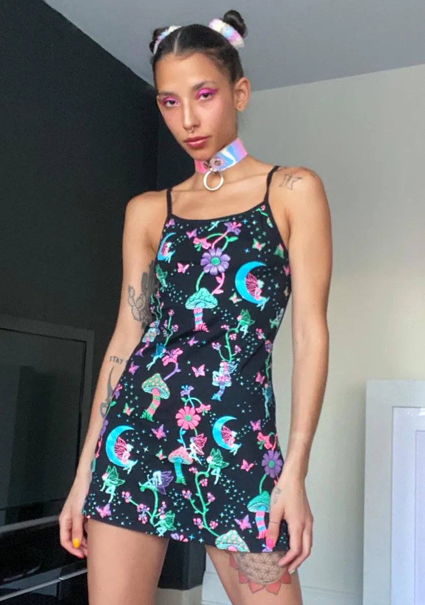 Finding Fantasy Glow In The Dark Dress sold by Dolls Kill product image thumbnail 3