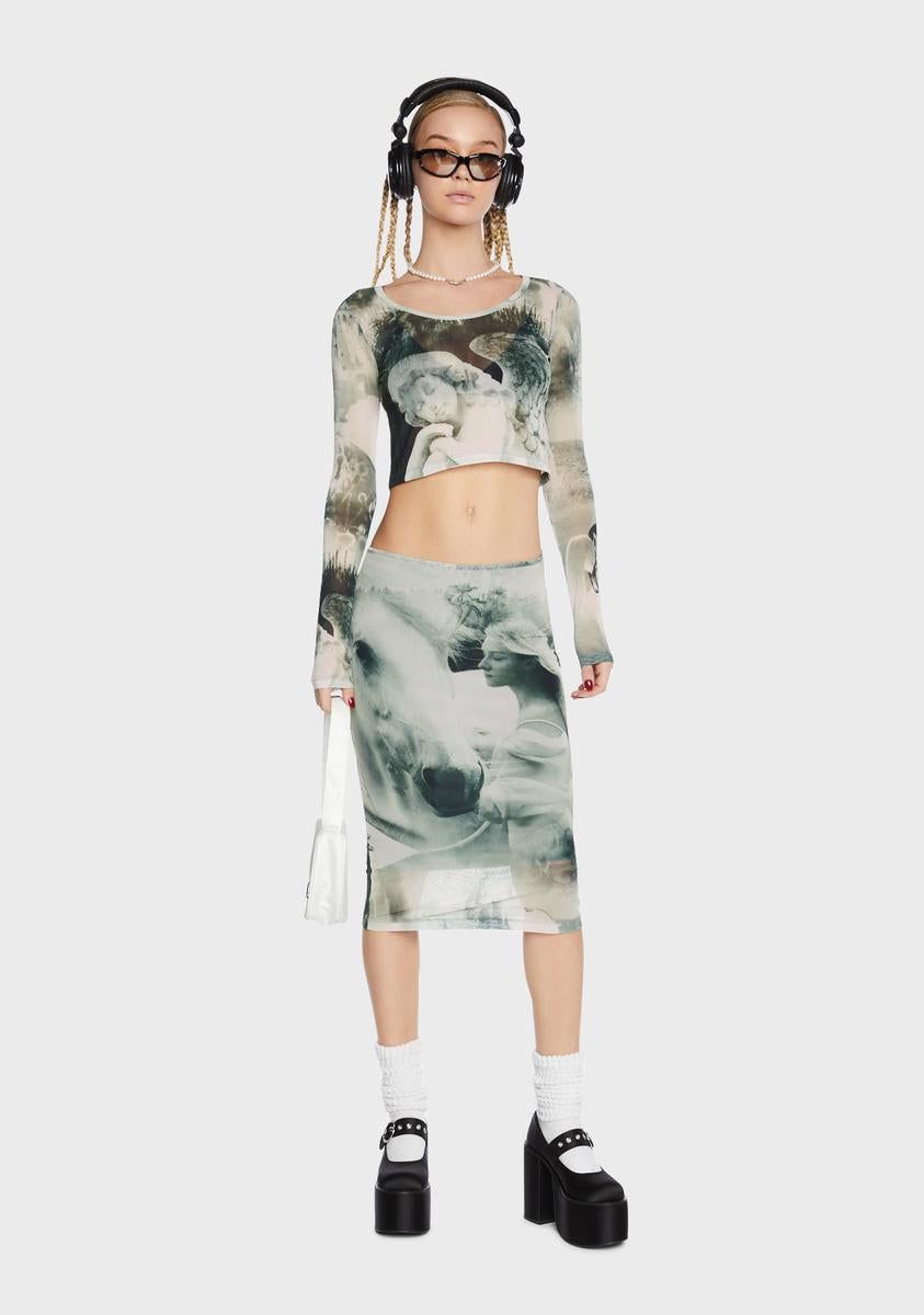 Ivy Mesh Top sold by Dolls Kill product image thumbnail 4