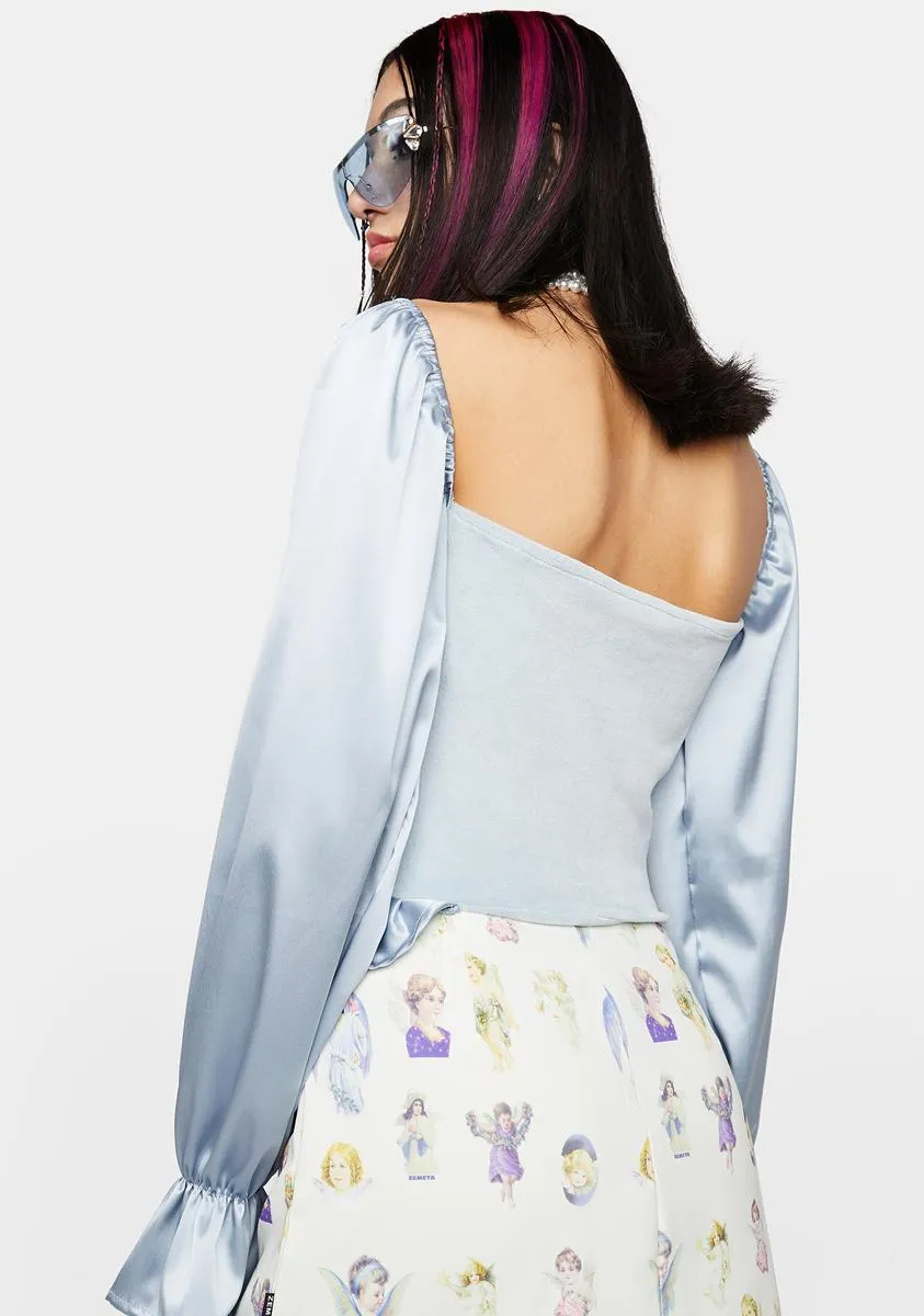 Float Satin Blouse sold by Dolls Kill product image thumbnail 4