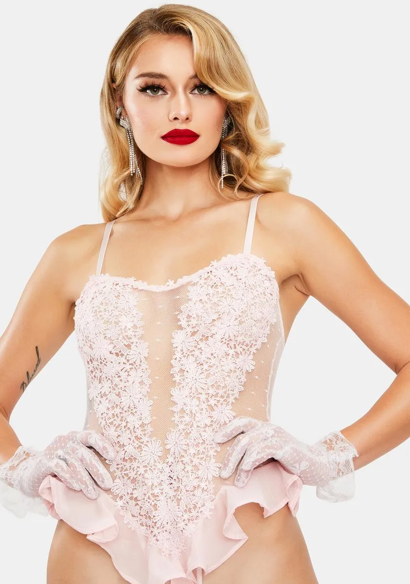 Hit My Hotline Ruffle Teddy sold by Dolls Kill