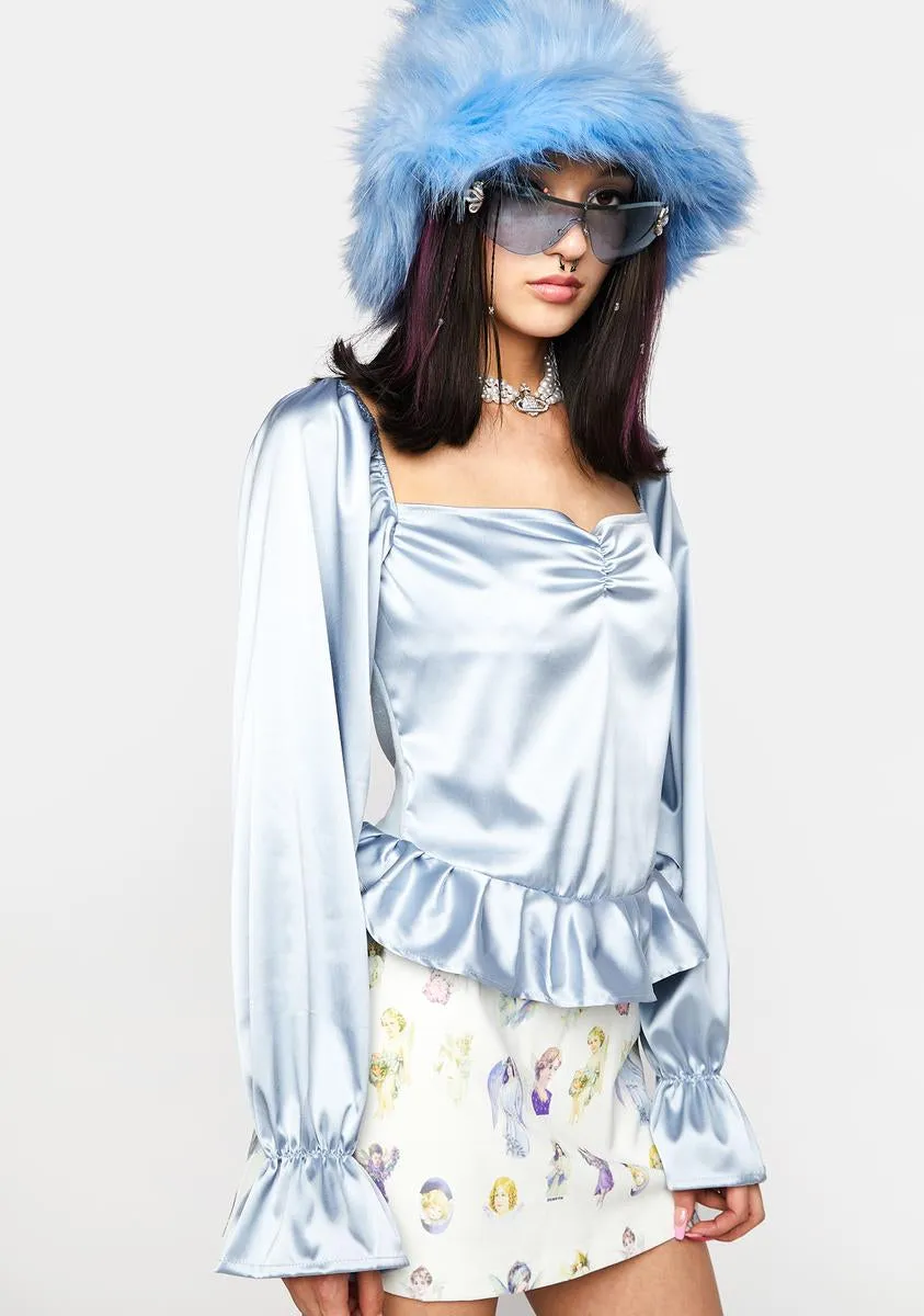 Float Satin Blouse sold by Dolls Kill product image thumbnail 2