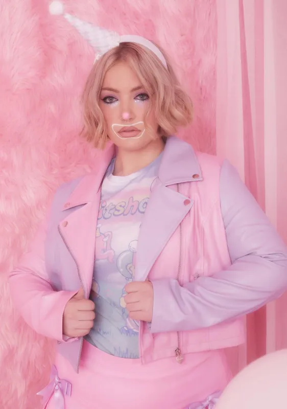 Plus Fool For You Moto Jacket sold by Dolls Kill